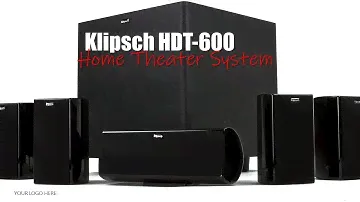 ✅Klipsch HDT-600 Home Theater System with Four high gloss satellites speakers