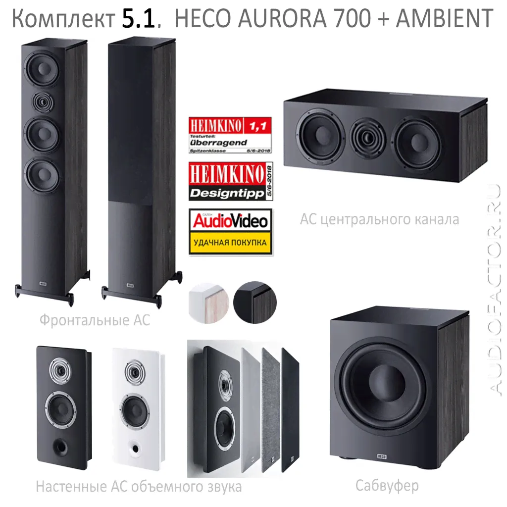 Heco 5.1 Aurora 700 + Ambient-0