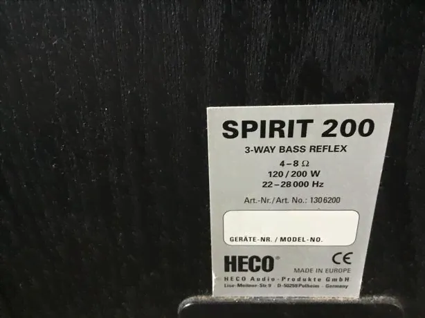 $25 · HECO SPIRIT 200 SPEAKER SYSTEM-0