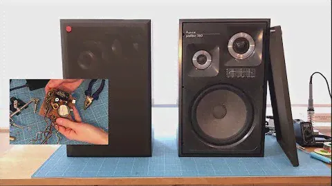 Speaker restoration / repair - capacitor replacement / crossover - Part 1 - Heco Profiton 380