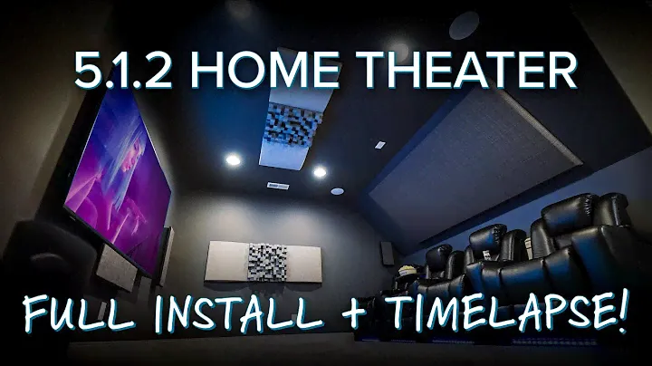 5.1.2 Home Theater Tour + Timelapse w/ Heco Speakers, Sony TV, SVS Sub & Integra