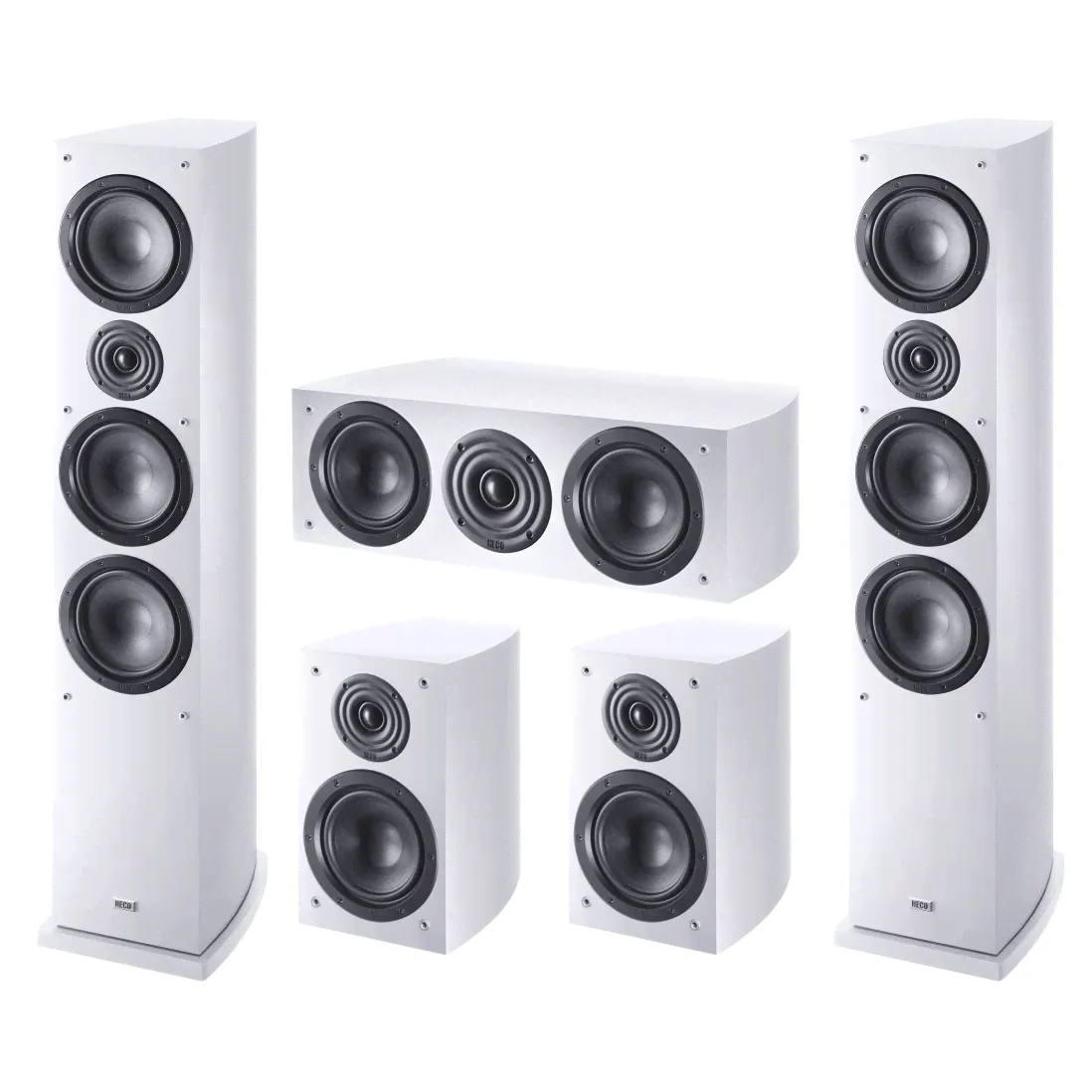 Комплект акустики Heco Victa Elite 702 5.0 White (702+202+102)-0