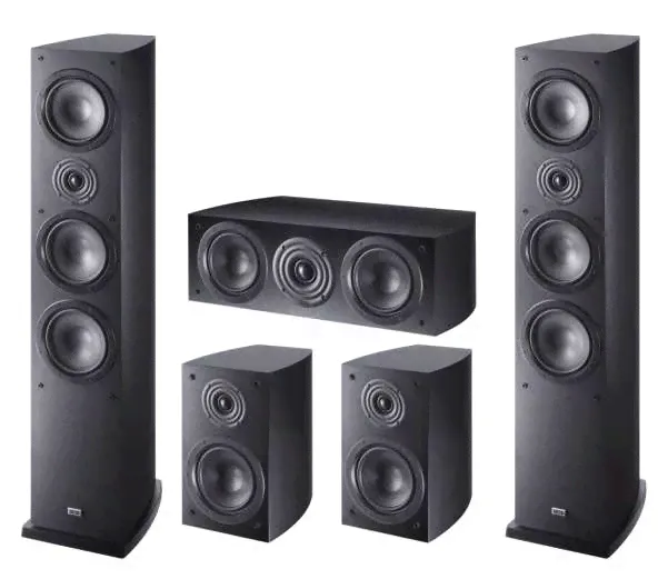 Комплект акустики HECO Victa Elite 702 5.0 Black-0