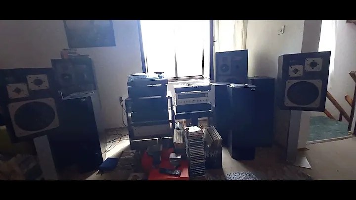 Mitsubishi DA-R430, Heco HB 6800, Denon DCD 560 vintage sound setup