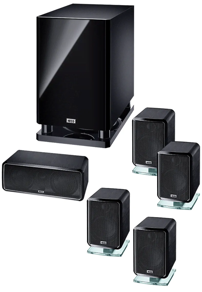 Комплект 5.1 акустических систем HECO Ambient 5.1 A black