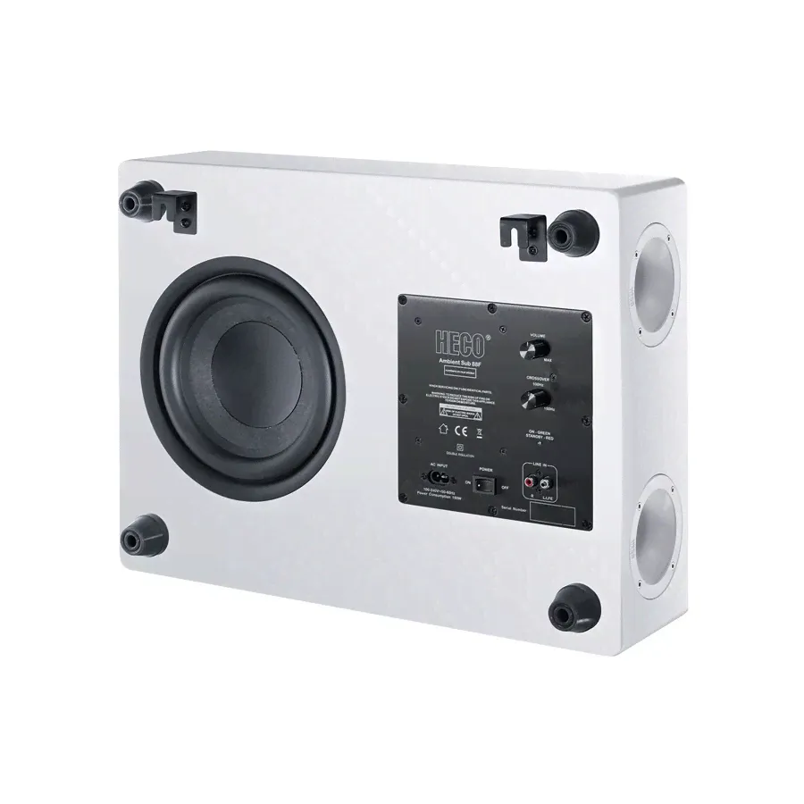 Сабвуфер активный HECO Ambient Sub 88 F White-2