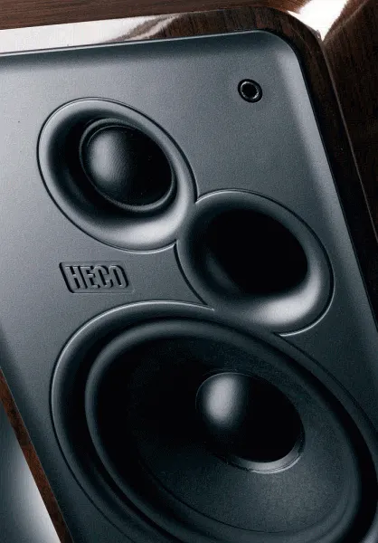 Полочная АС Heco Music Colors 100, high gloss black (пара)