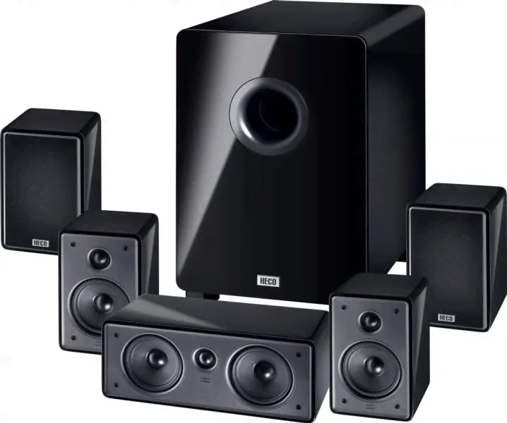 HECO Music Colors Cinema 5.1 A High Gloss Black в Москве