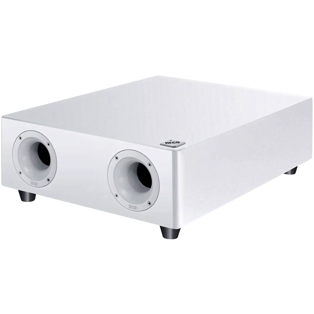 HECO Сабвуфер Ambient Sub 88 F White 150 Вт, белый