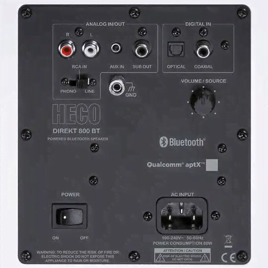 Полочная АС Heco Direkt BT 800 Black-0
