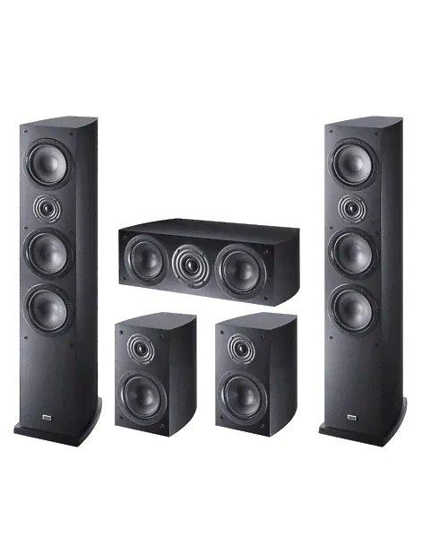 Комплект акустики Heco Victa Elite 702 5.0 black (702+202+102)-0